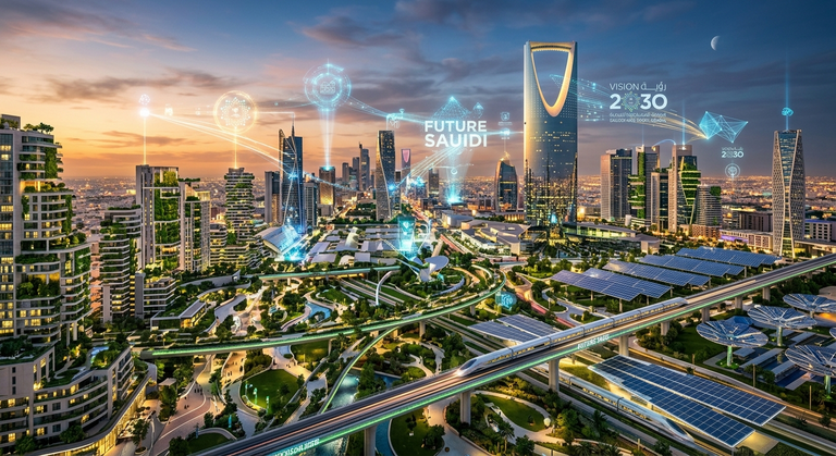 الرؤية السعودية والتطور الحضري والتقني
